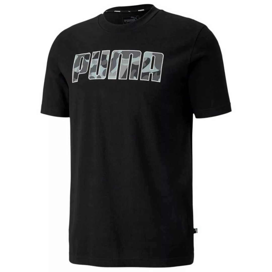 Puma Rebel Camo Fill Kurzarm T-shirt M Puma Black günstig online kaufen