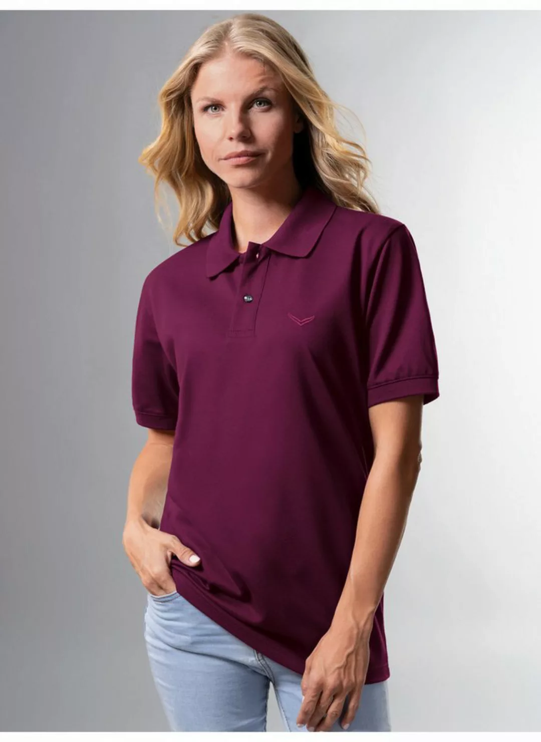 Trigema Poloshirt TRIGEMA Poloshirt DELUXE Piqué (1-tlg) günstig online kaufen