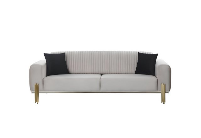 Xlmoebel Sofa Hochwertiges Sofa mit 3 Sitzplätzen, gepolstertes Stoffsofa i günstig online kaufen