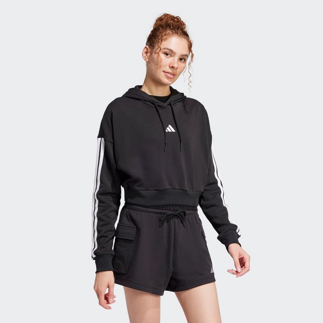 adidas Sportswear Kapuzensweatshirt W 3S FT CRO HD günstig online kaufen