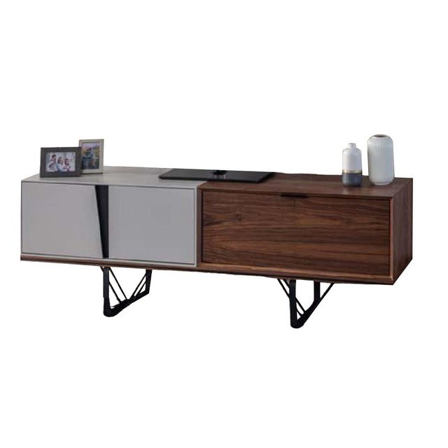 JVmoebel TV-Schrank Wohnzimmer Sideboard TV Ständer RTV Lowboard Braun Holz günstig online kaufen