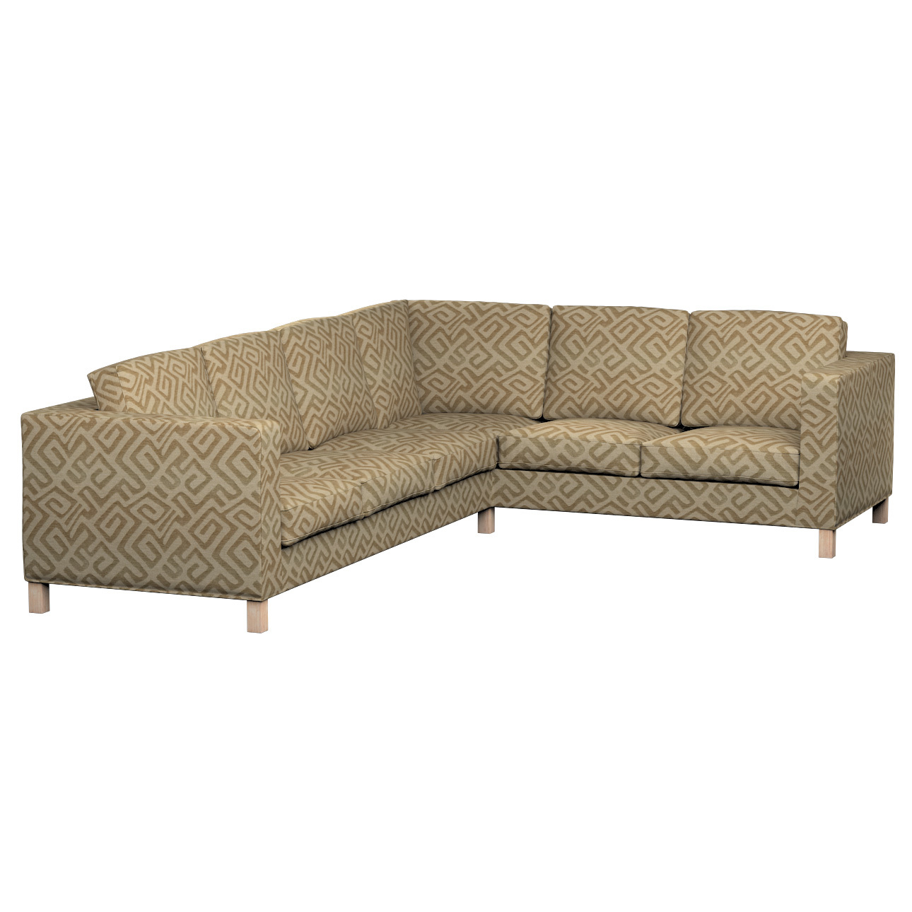 Bezug für Karlanda Sofa Ecke links, mocca, 36cm x 30cm x 50cm, Cosy Home (1 günstig online kaufen