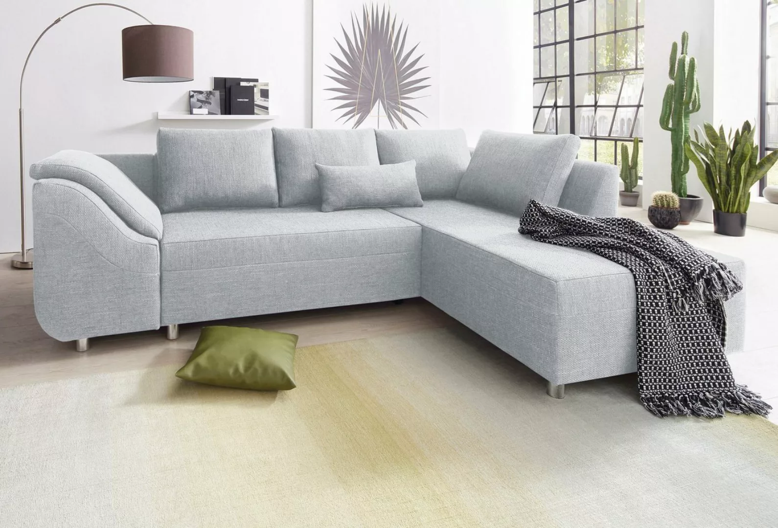 COLLECTION AB Ecksofa "Sally L-Form", mit und ohne Bettfunktion, inklusive günstig online kaufen