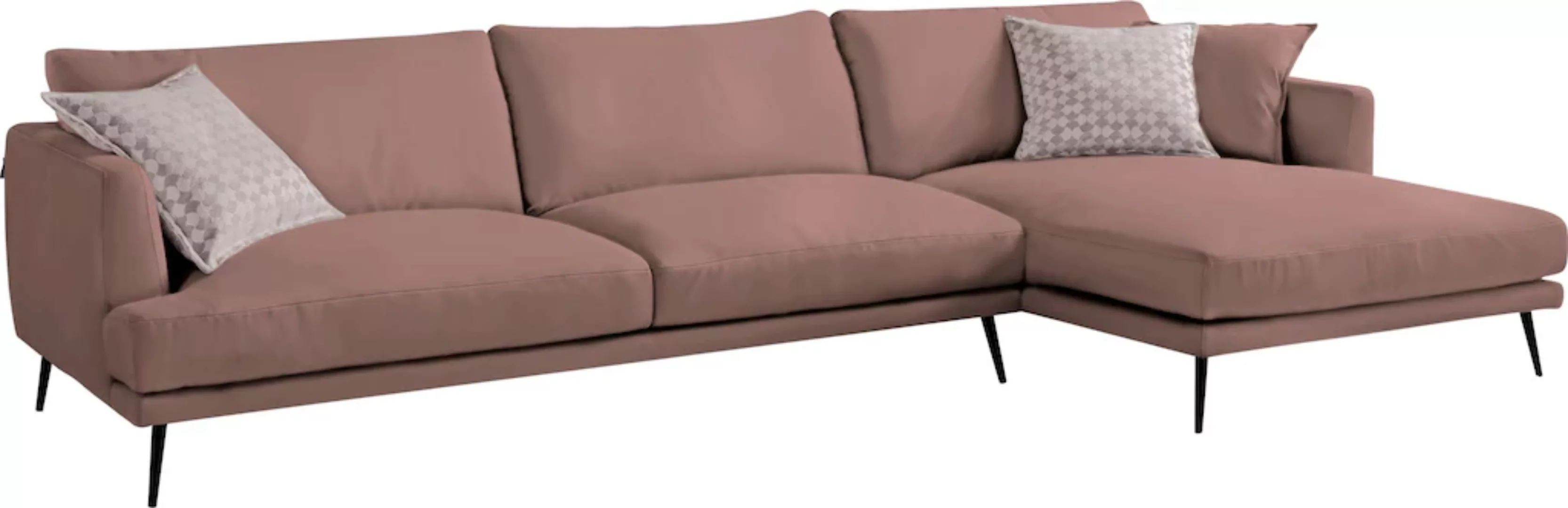 Egoitaliano Ecksofa "Sophia, Designsofa mit extrakomfortablem Sitzkomfort", günstig online kaufen