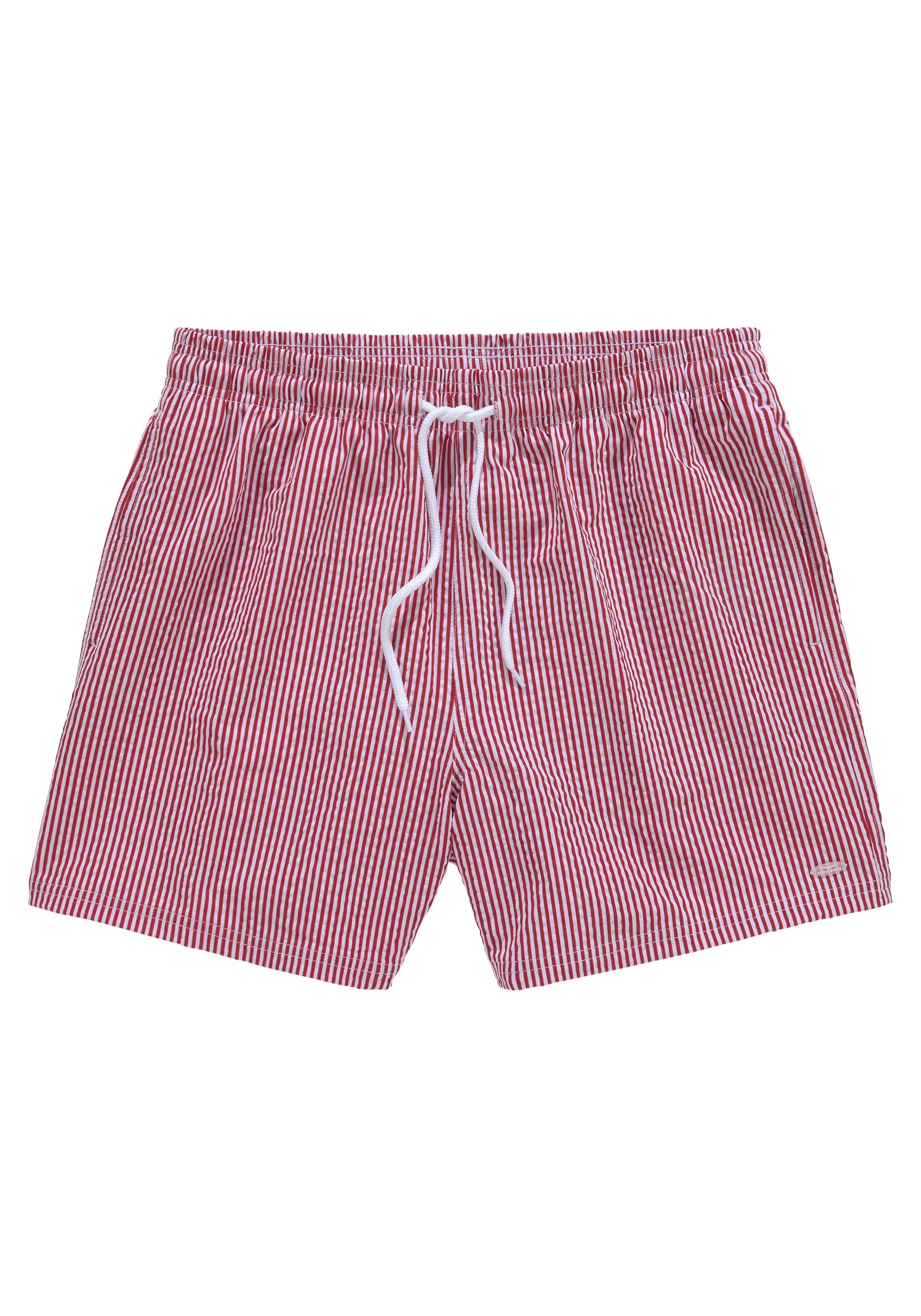 Venice Beach Badeshorts mit Seersucker-Effekt günstig online kaufen