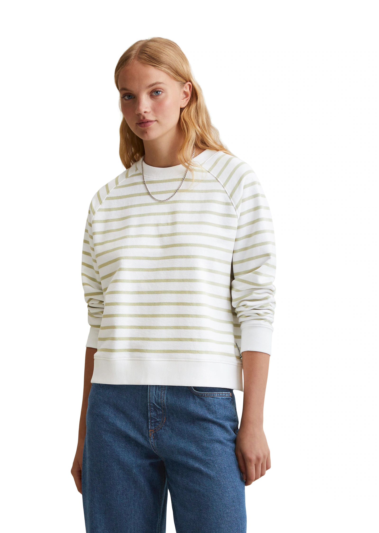 Marc OPolo DENIM Sweatshirt "aus reinem Organic Cotton" günstig online kaufen
