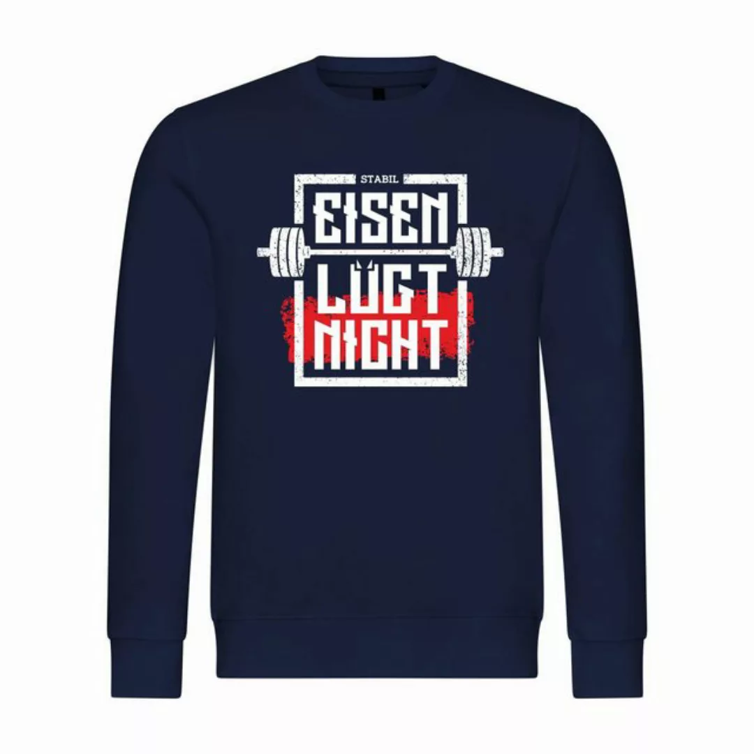 deinshirt Kapuzenpullover Herren Pullover Eisen lügt nicht Mit Print Motiv günstig online kaufen