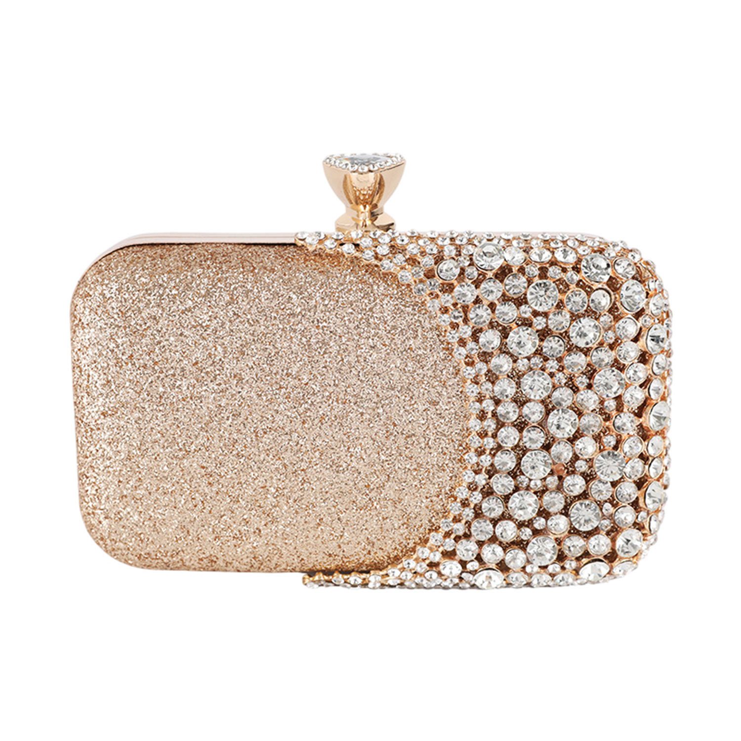 Refttenw Abendtasche Clutch Damen Kettentasche Glitzer günstig online kaufen
