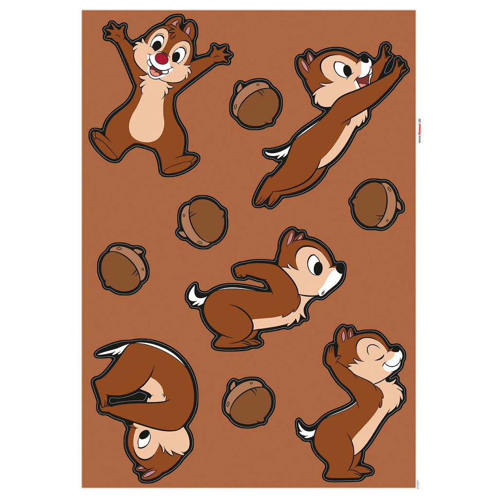 Komar Wandtattoo Chip 'n' Dale Hazelnut Hunt  Chip 'n' Dale Hazelnut Hunt B günstig online kaufen