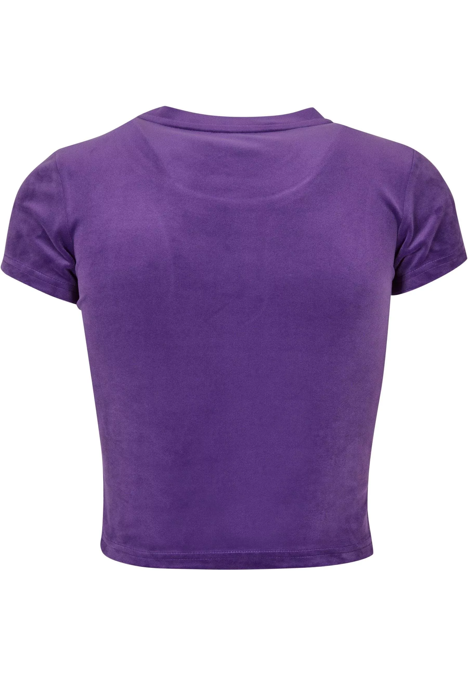 URBAN CLASSICS T-Shirt "Urban Classics Damen Ladies Short Velvet Tee", (1 t günstig online kaufen