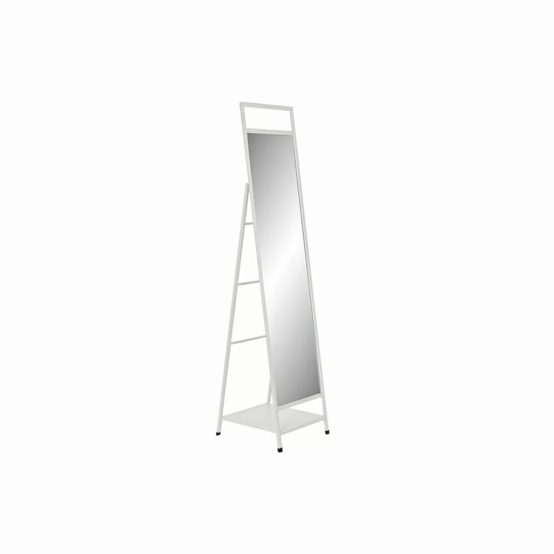 Standspiegel Dkd Home Decor Spiegel Metall Weiß Loft (39 X 40 X 160 Cm) günstig online kaufen