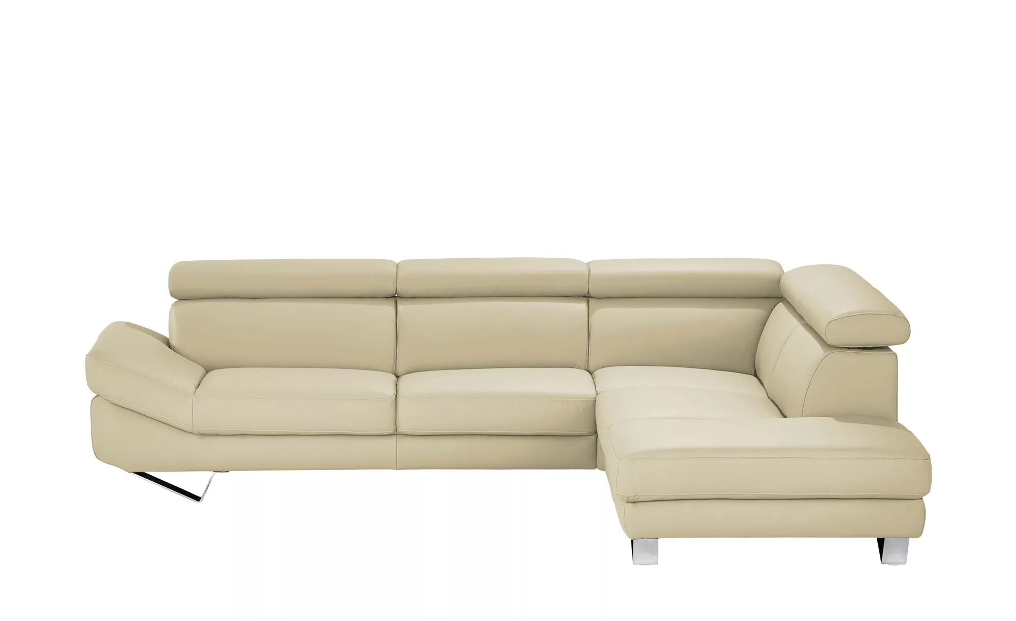 Ecksofa  Camilla - beige - 78 cm - Polstermöbel > Sofas > Ecksofas - Möbel günstig online kaufen