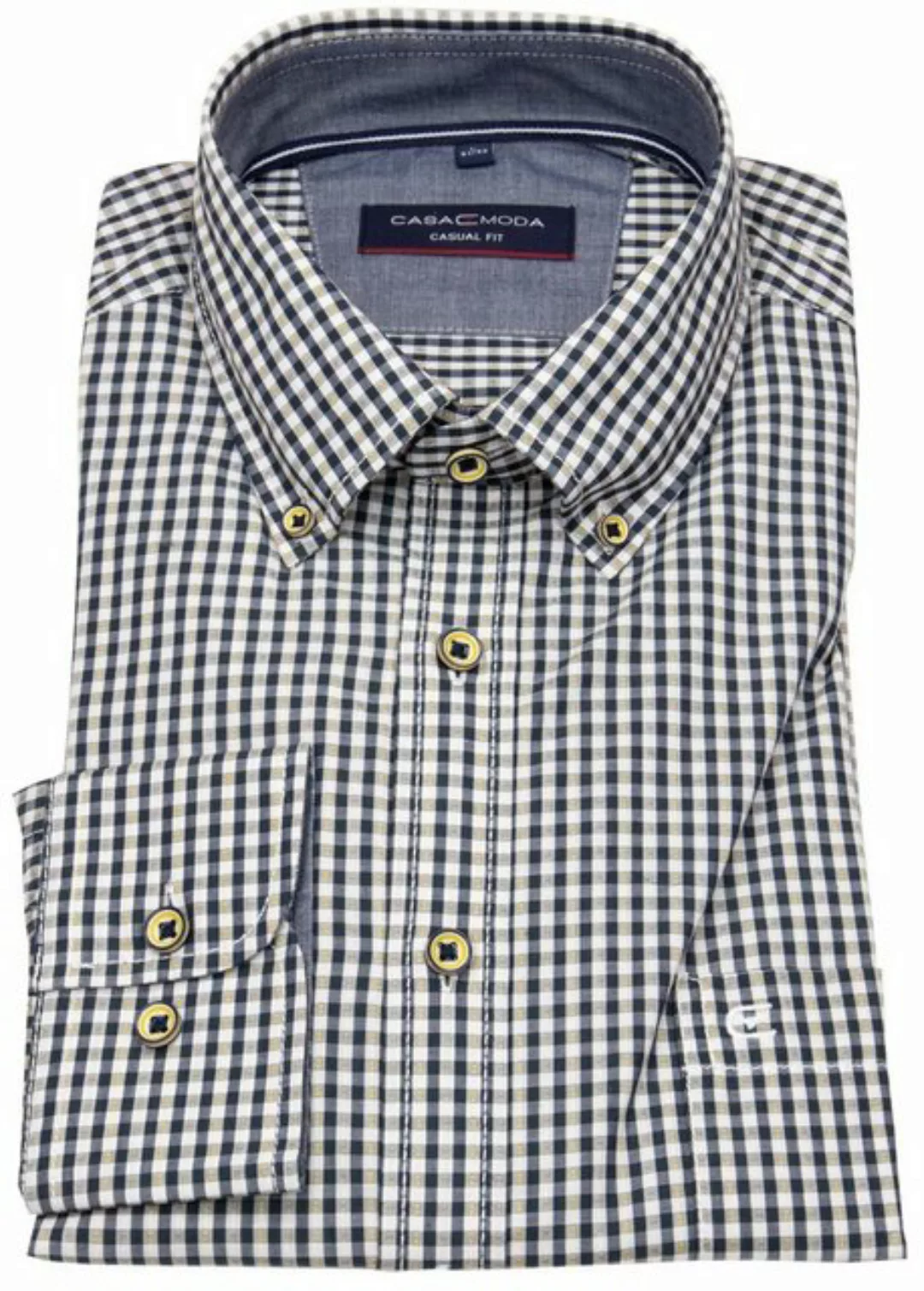 CASAMODA Karohemd Casamoda Comfort Fit extra langer Arm Button-Down-Kragen günstig online kaufen