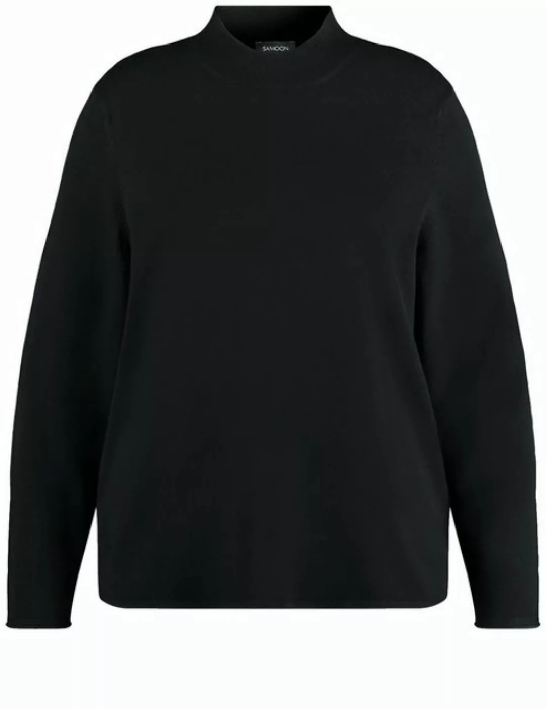 Samoon Sweatshirt Feinstrick Pullover mit Turtleneck günstig online kaufen