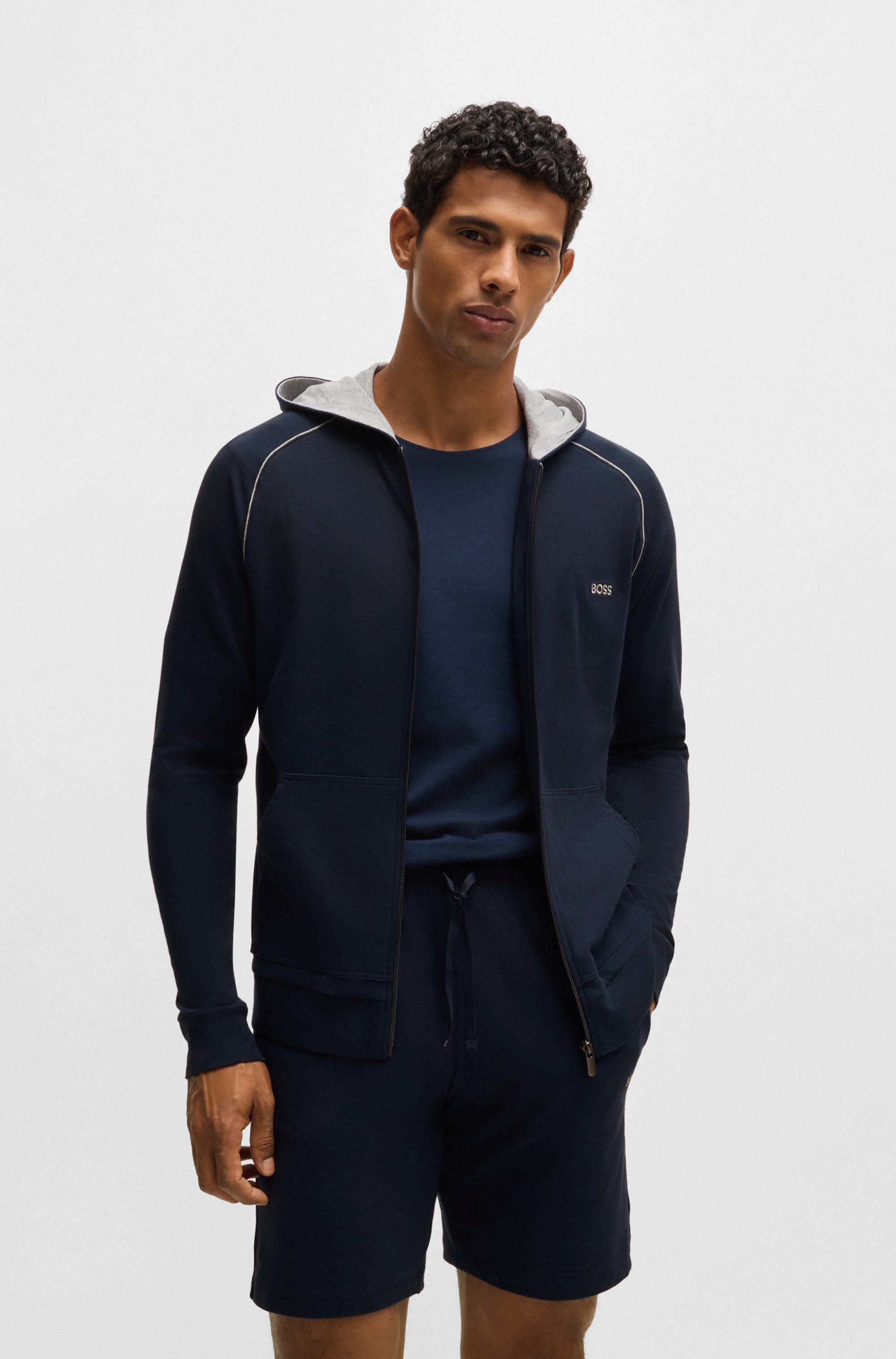 BOSS Kapuzensweatjacke Mix&Match Jacket H mit günstig online kaufen