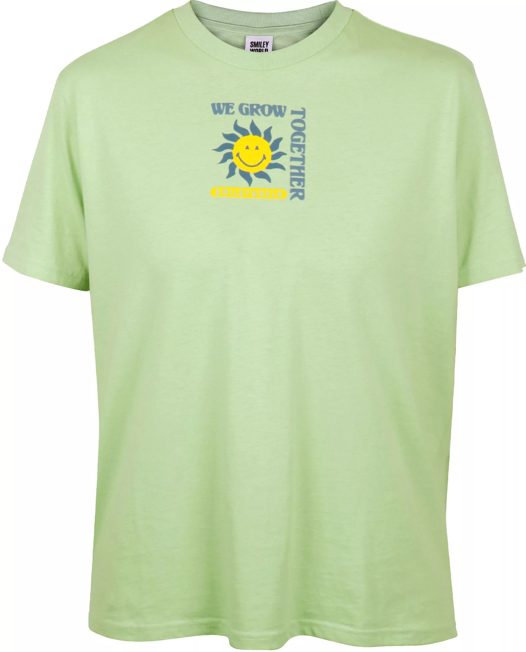 Capelli New York T-Shirt mit Peace Zeichen Rückendruck - Smiley Word Collec günstig online kaufen