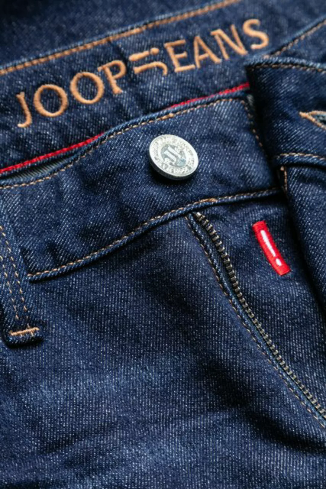 Joop Jeans Slim-fit-Jeans Mitch Logopatch, Coinpocket, stoned wash Optik günstig online kaufen