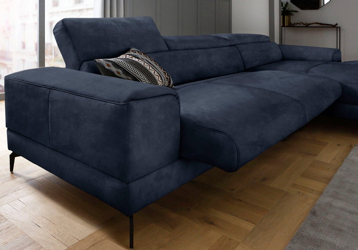 W.SCHILLIG Ecksofa "piedroo, Designsofa mit tollem Sitzkomfort, bequem, L-F günstig online kaufen