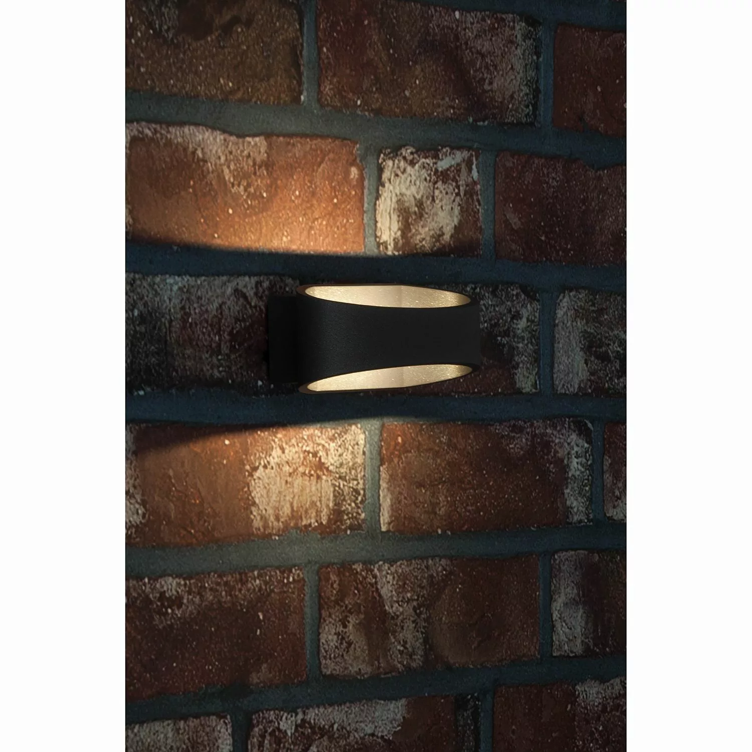 home24 AEG LED-Aussen-Wandleuchte Sunrise Anthrazit Aluminium 1-flammig 8,5 günstig online kaufen