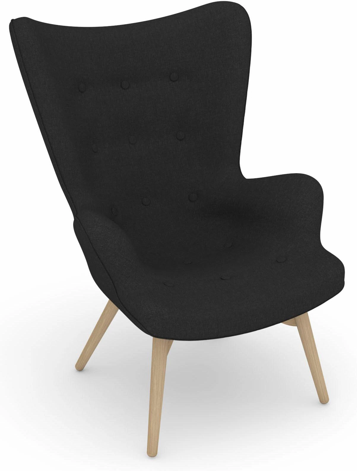 Max Winzer® Sessel »build-a-chair Arne«, im Retrolook, zum Selbstgestalten, günstig online kaufen