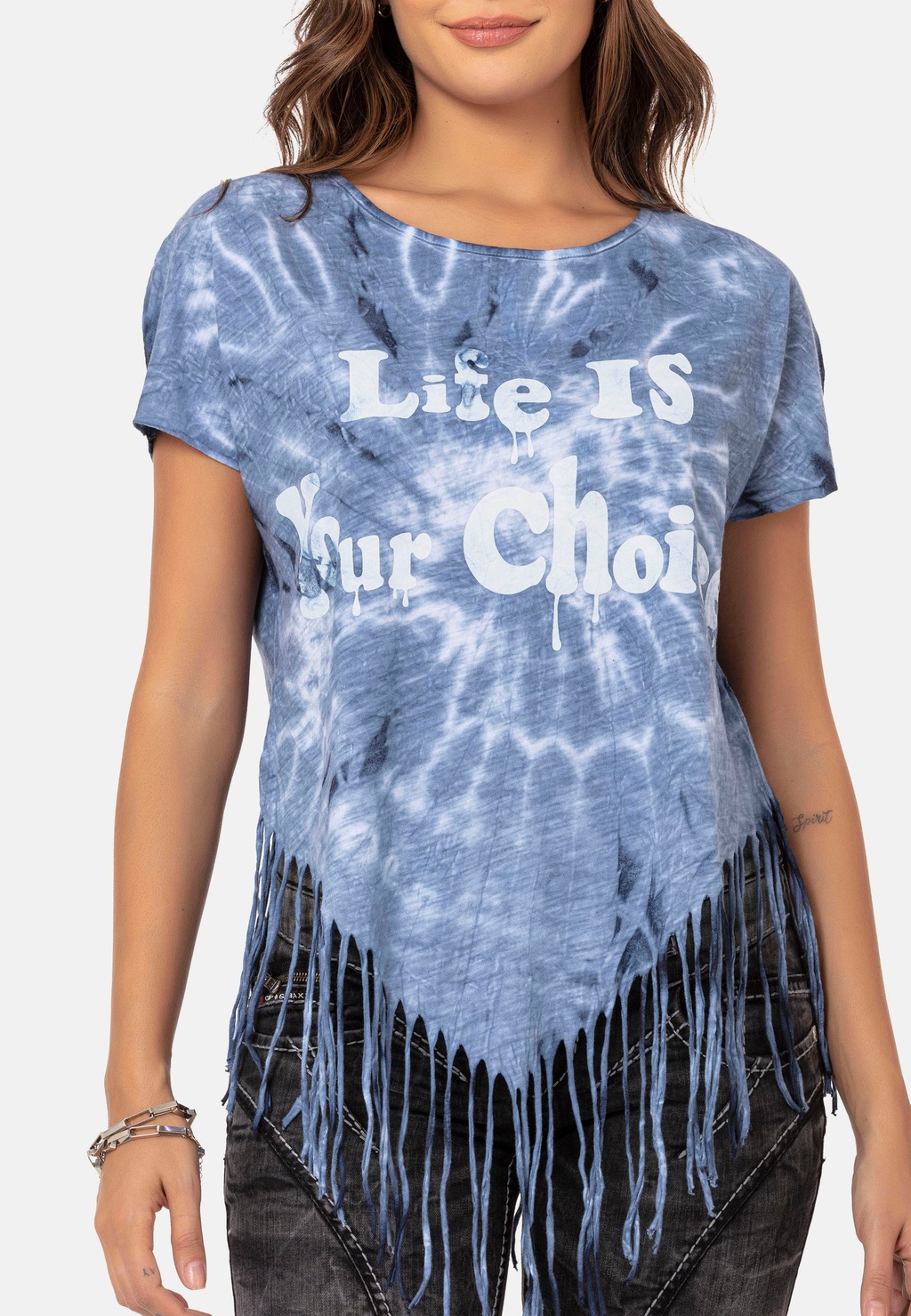 Cipo & Baxx T-Shirt, in tollem Sommer-Look günstig online kaufen
