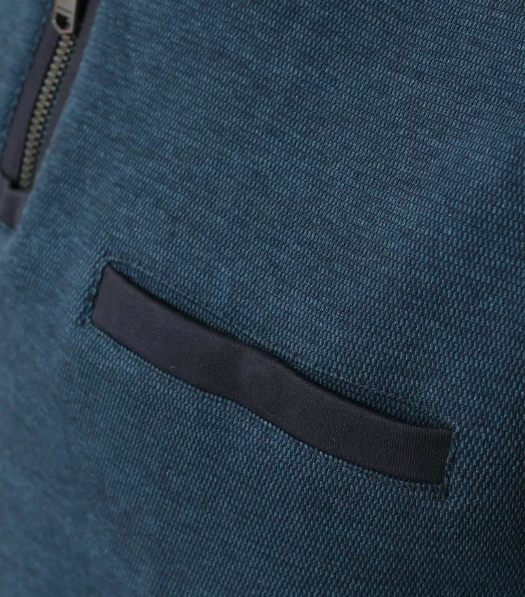 Casa Moda Halfzip Pullover Mid Blau - Größe XXL günstig online kaufen