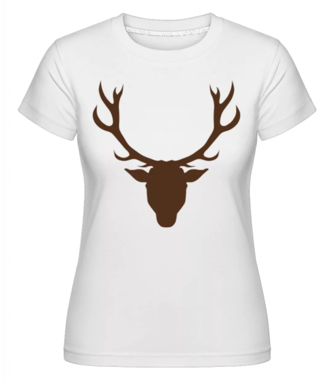 Hirsch - Braun · Shirtinator Frauen T-Shirt günstig online kaufen