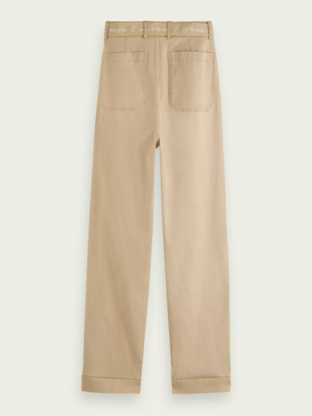 The Faye high-rise tapered paper bag trousers günstig online kaufen