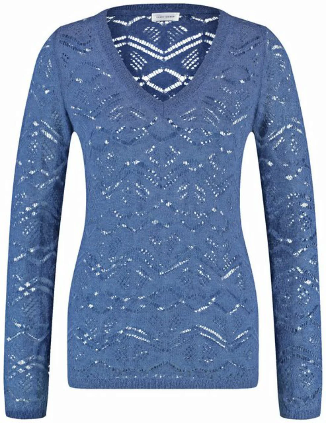 GERRY WEBER Rundhalspullover Leichter Pullover in Ajourstrick günstig online kaufen