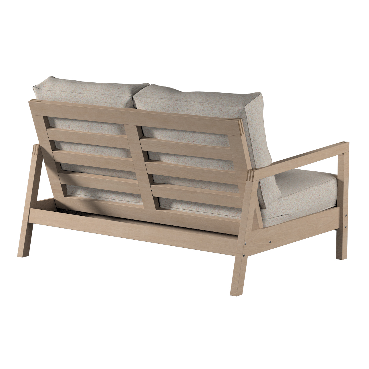 Bezug für Lillberg 2-Sitzer Sofa, grau-beige, Sofahusse, Lillberg 2-Sitzer, günstig online kaufen