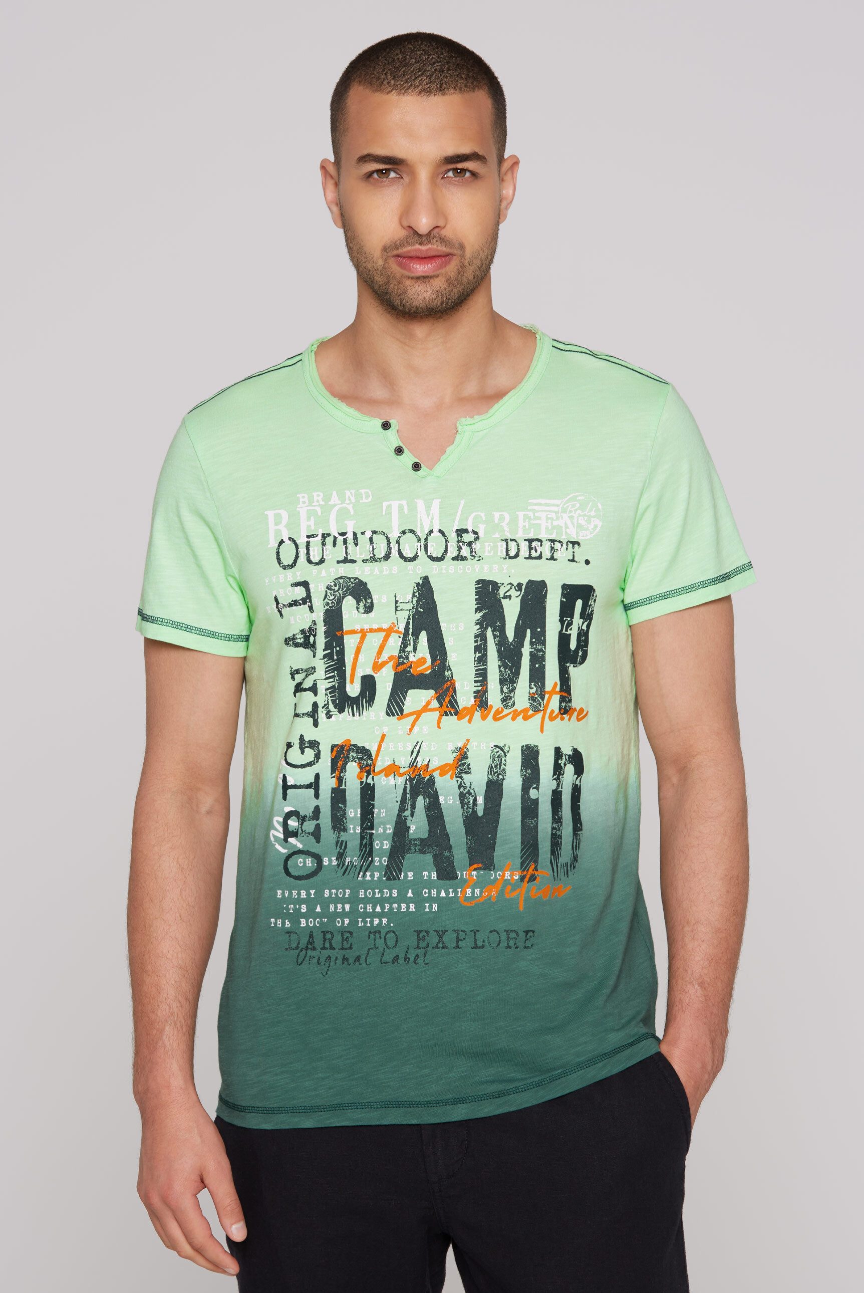 CAMP DAVID Rundhalsshirt, aus Baumwolle günstig online kaufen