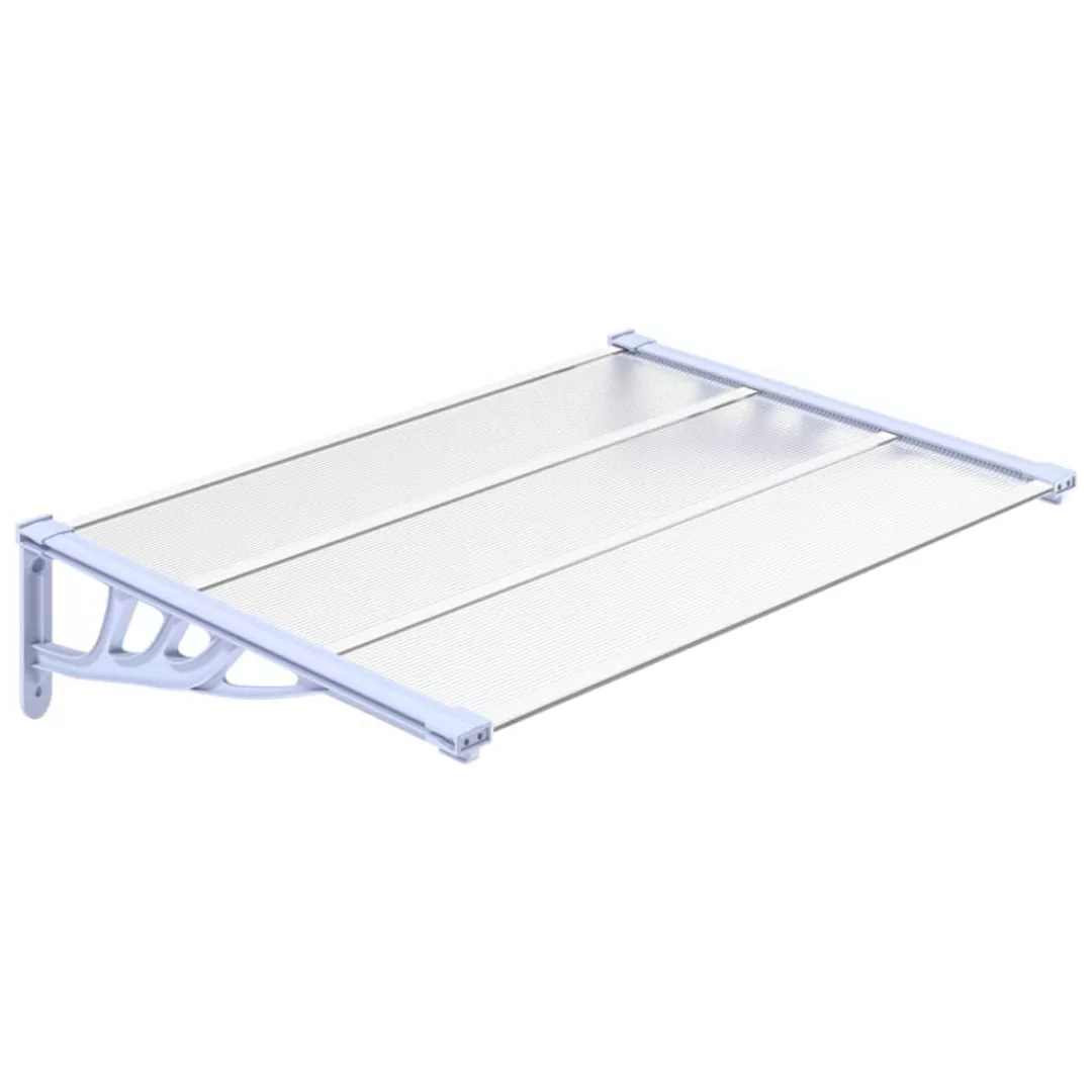 Vidaxl Türvordach Grau Und Transparent 122x90 Cm Polycarbonat günstig online kaufen