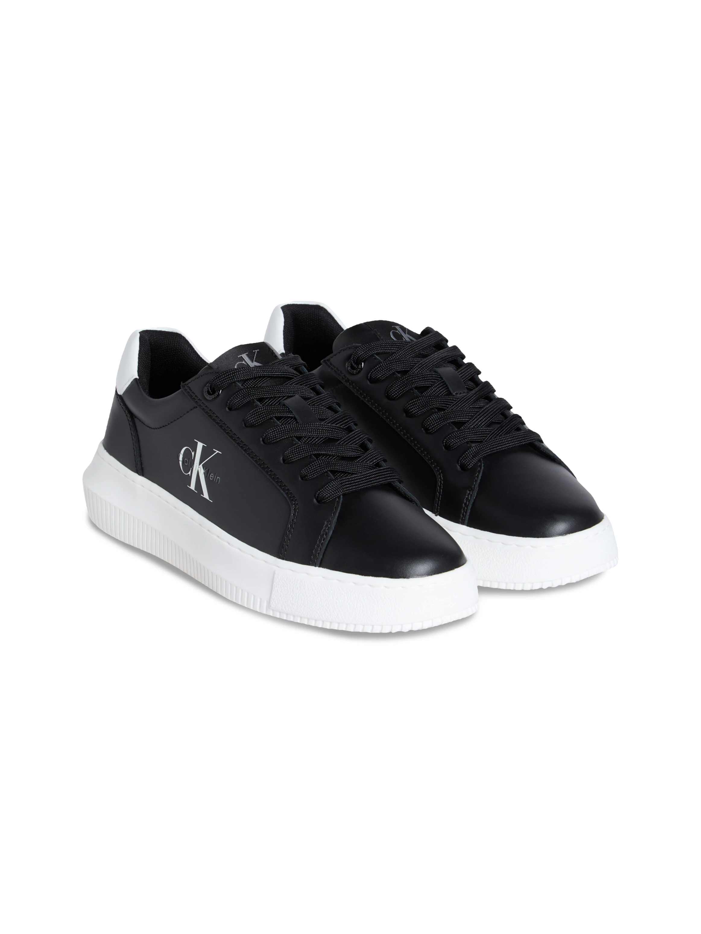 Calvin Klein Jeans Plateausneaker "CHUNKY CUPSOLE MONO LTH WN", Schnürschuh günstig online kaufen