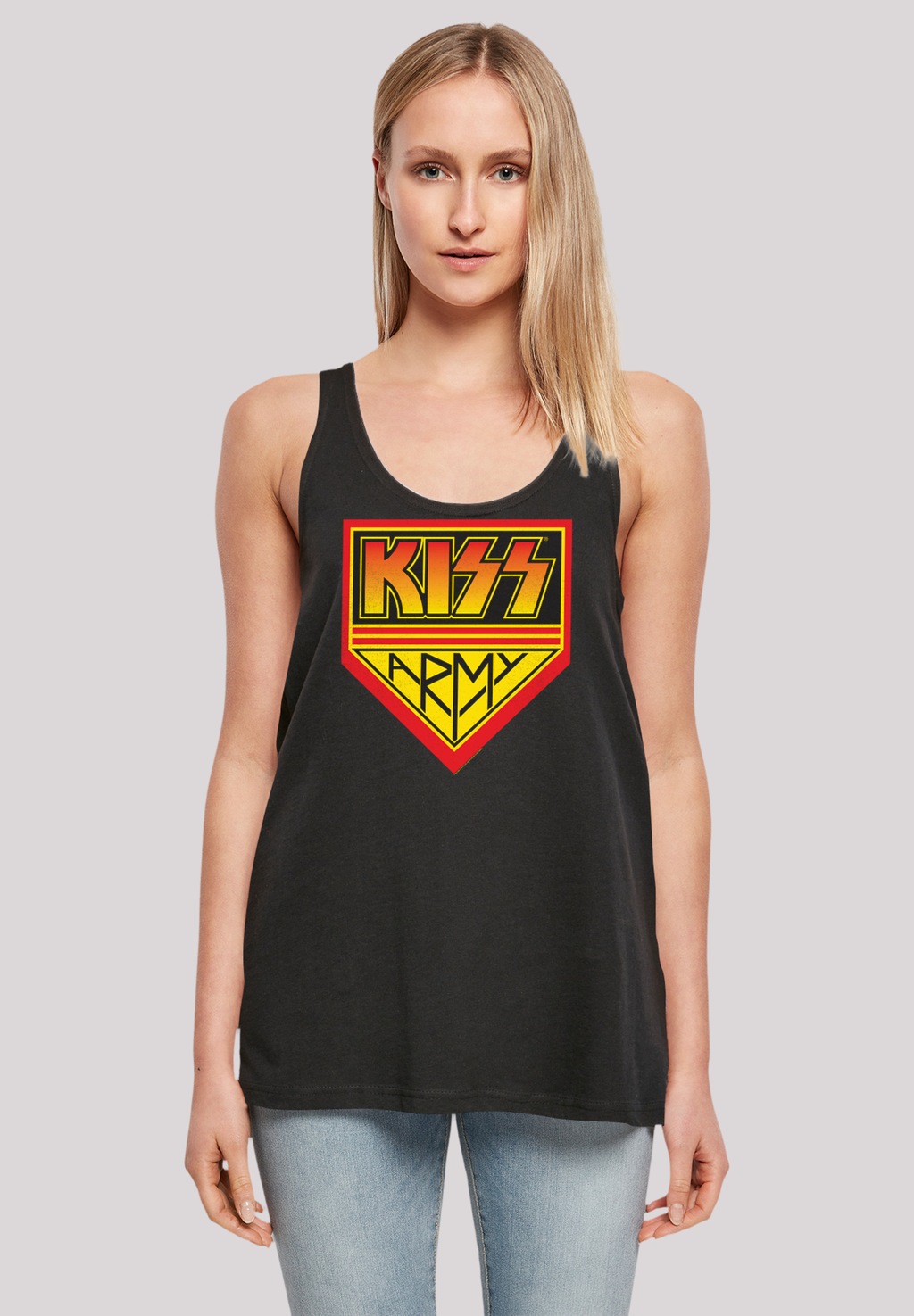 F4NT4STIC T-Shirt "Kiss Rock Band Army Logo", Premium Qualität, Musik, By R günstig online kaufen