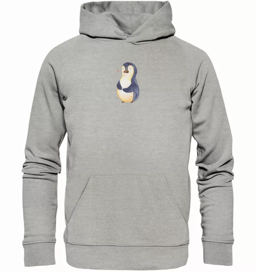 Mr. & Mrs. Panda Hoodie Größe L Pinguin Diät - Heather Grey - Geschenk, Abn günstig online kaufen