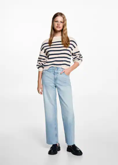 Culotte-Jeans mit Naht günstig online kaufen