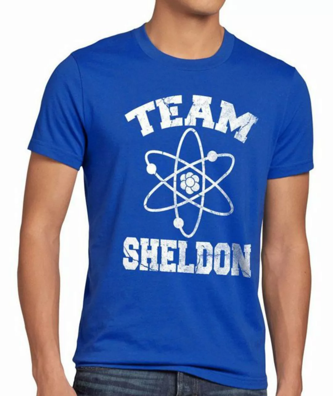 style3 Print-Shirt Herren T-Shirt Sheldon College Team big cooper theory le günstig online kaufen