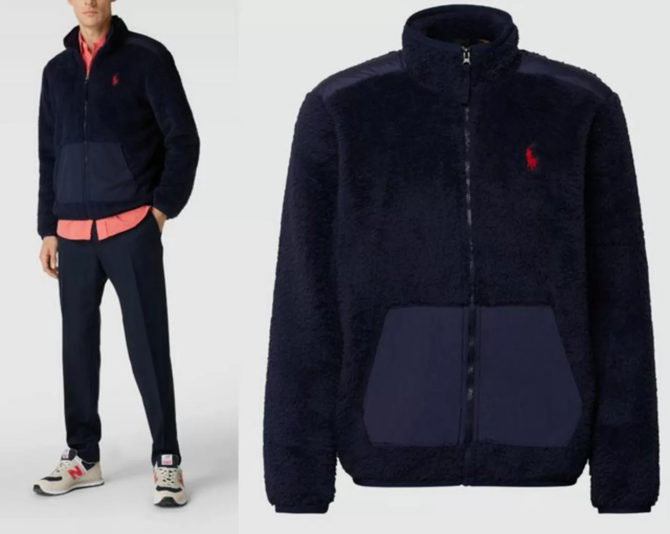 Ralph Lauren Winterjacke POLO RALPH LAUREN Teddy Fleece Zip Jacket Mantel H günstig online kaufen