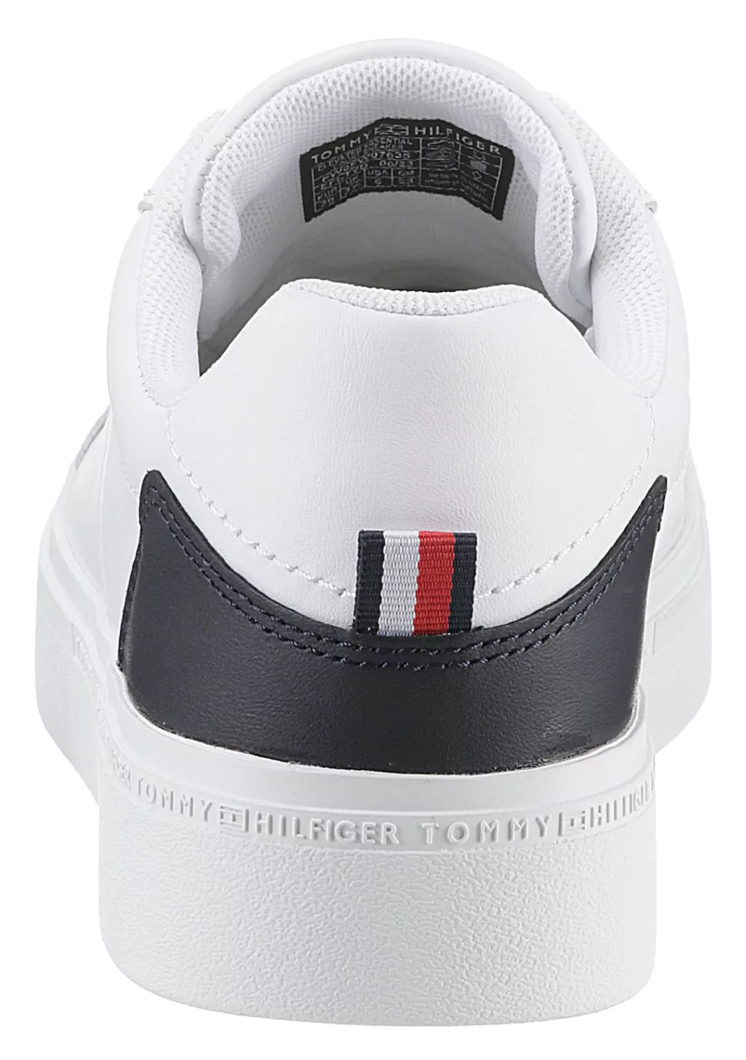 Tommy Hilfiger Plateausneaker "ELEVATED ESSENTIAL COURT SNEAKER", mit Kontr günstig online kaufen