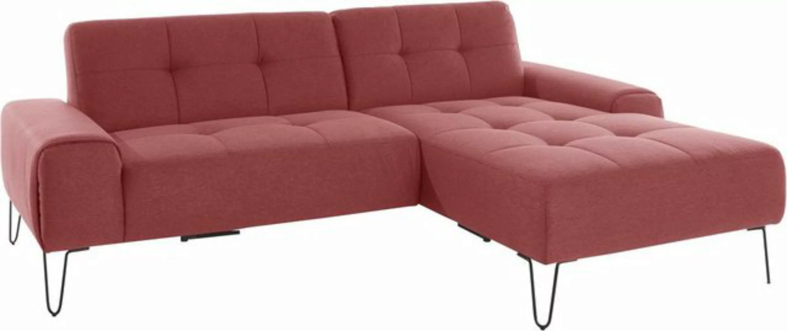 exxpo - sofa fashion Ecksofa Taranto, aktuelles Design trifft Sitzkomfort, günstig online kaufen