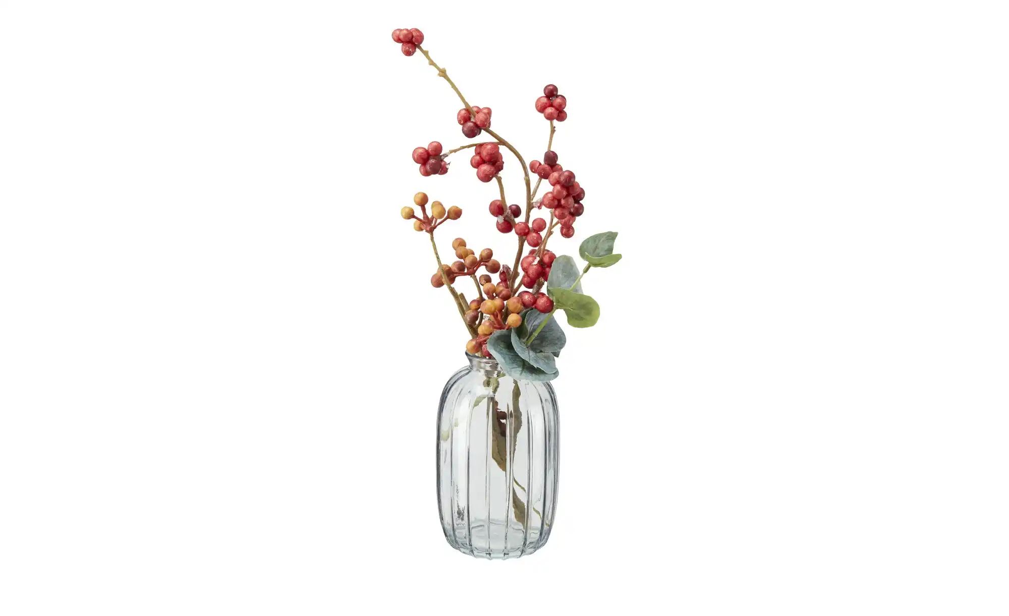 HOME STORY Vase, sortiert ¦ grau ¦ Glas ¦ Maße (cm): H: 11,2  Ø: 7 Accessoi günstig online kaufen