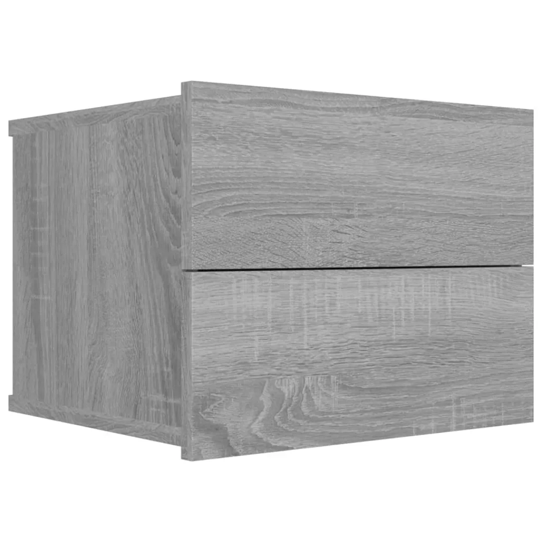 Vidaxl Nachttisch Grau Sonoma 40x30x30 Cm Holzwerkstoff günstig online kaufen