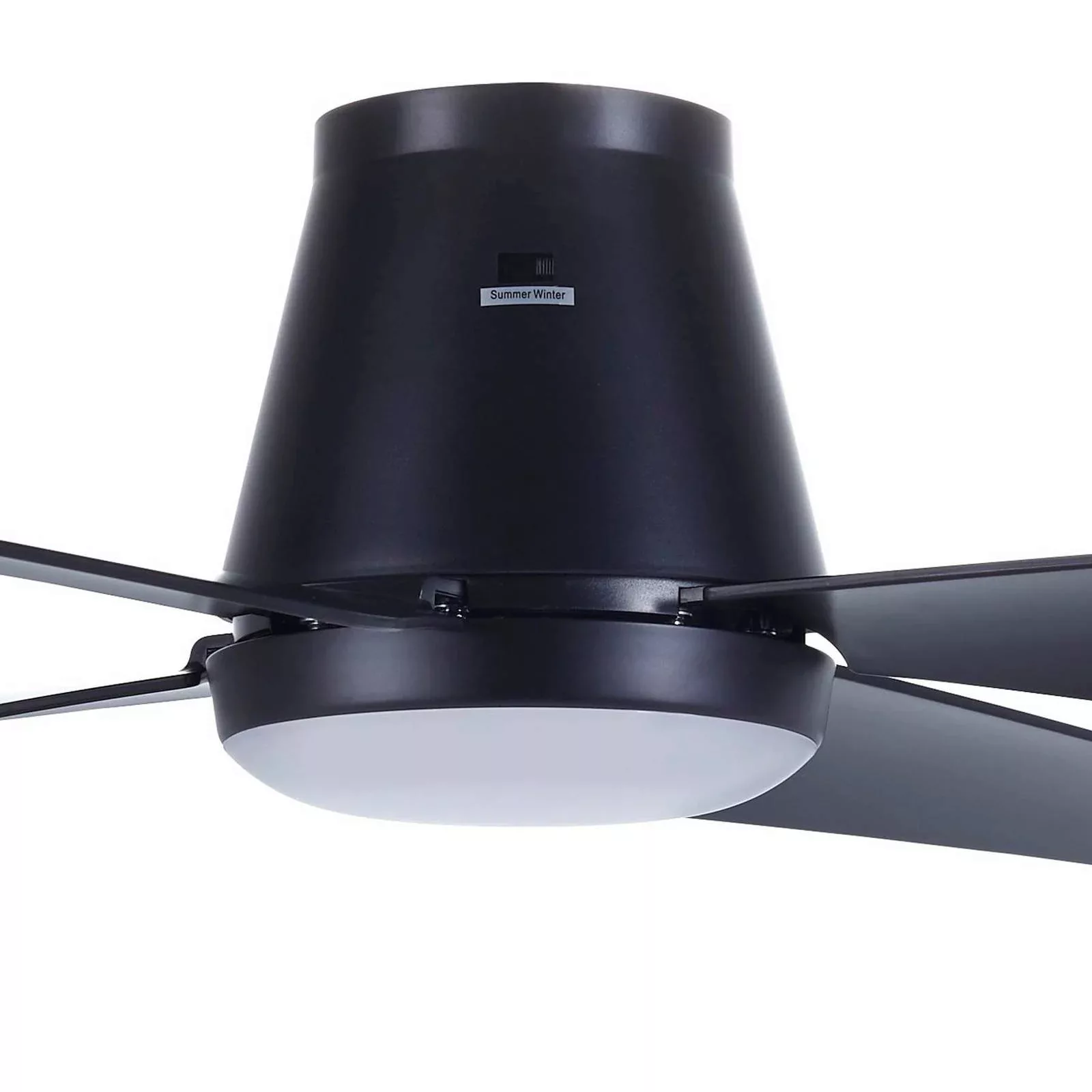 Beacon LED-Deckenventilator Aria CTC, schwarz, 122 cm, leise günstig online kaufen