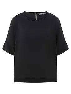 Blusen-Shirt Fadenmeister Berlin schwarz günstig online kaufen