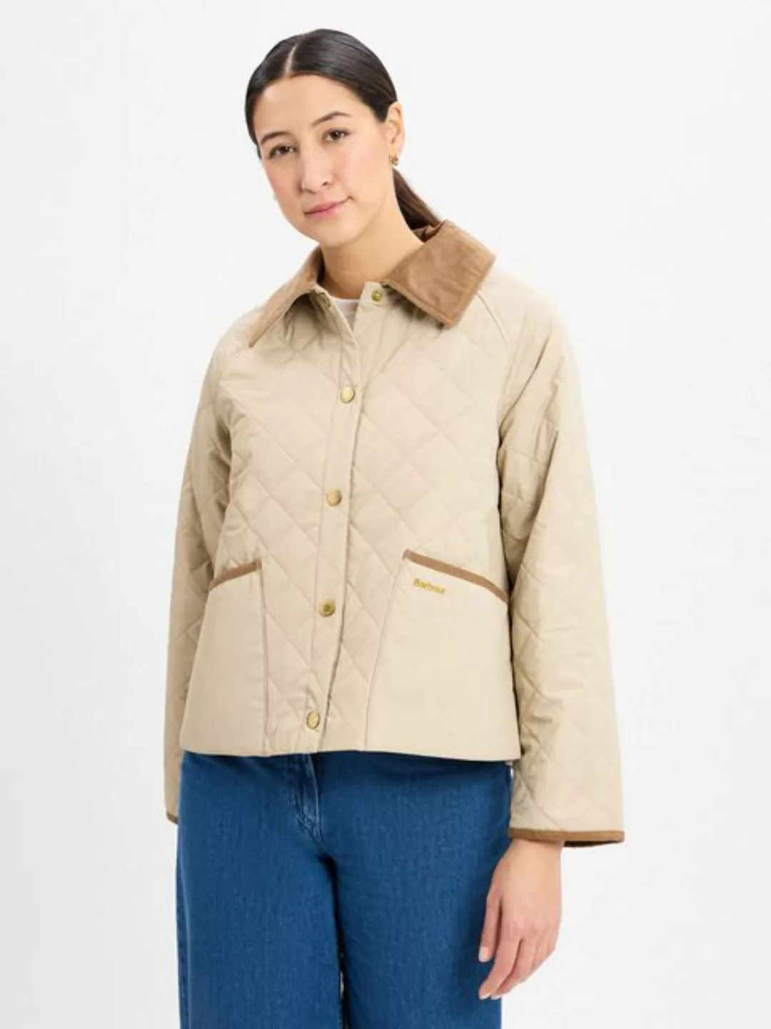 Barbour Sweatjacke Anise Quilt günstig online kaufen