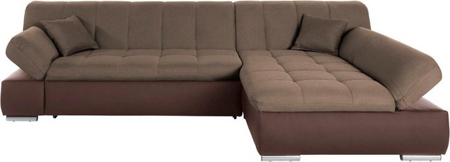 DOMO collection Ecksofa "Mona L-Form", wahlweise mit Bettfunktion günstig online kaufen