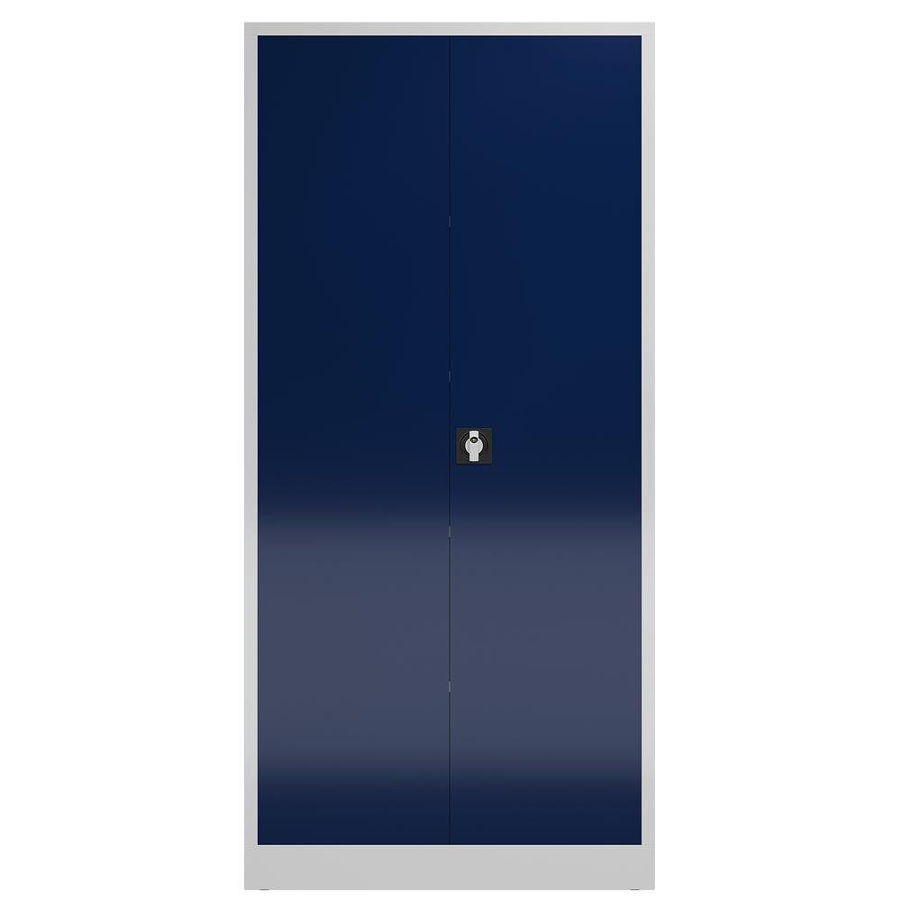 Steelboxx Mehrzweckschrank Aktenschrank 195x92x50cm Büro Metallschrank günstig online kaufen