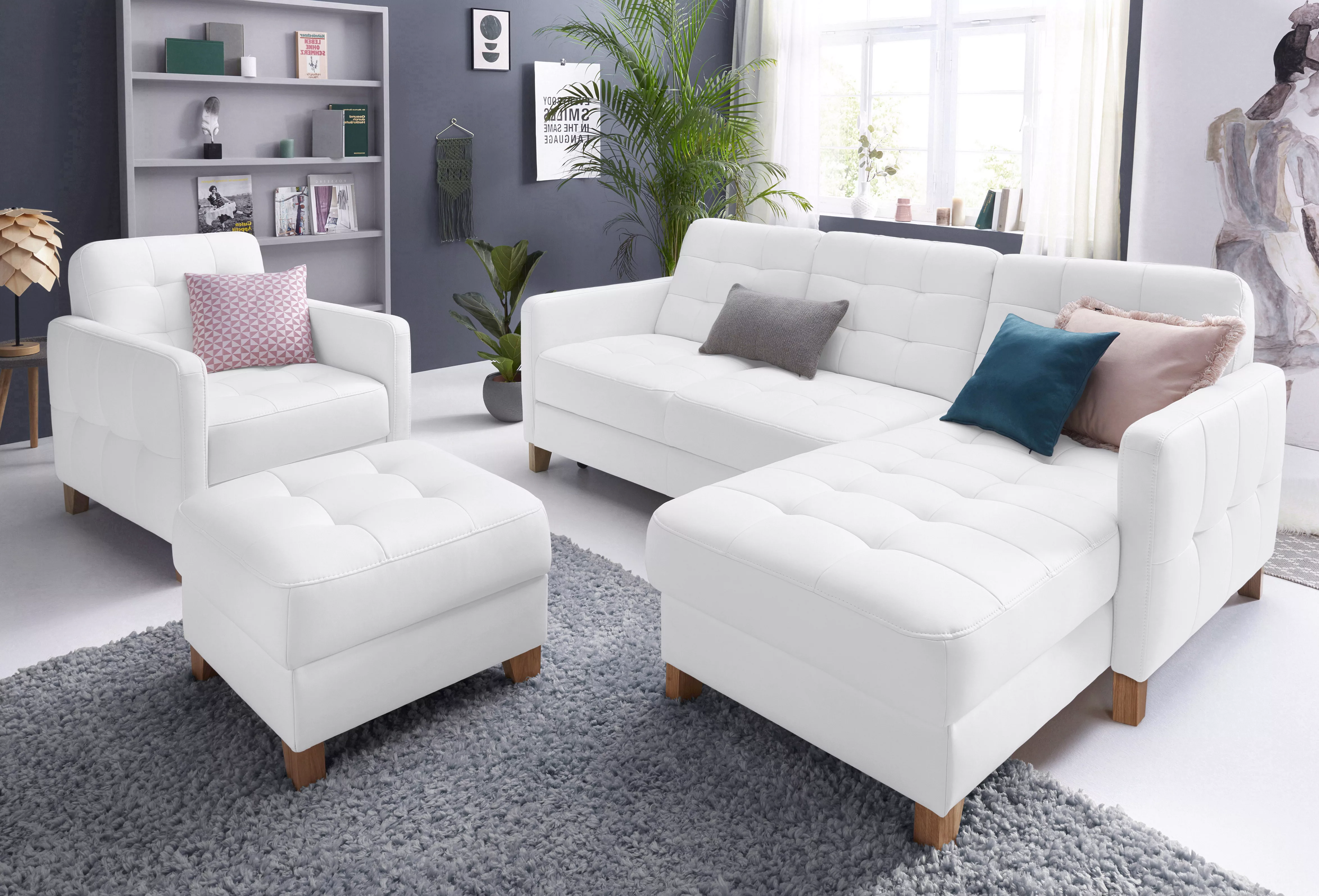 exxpo - sofa fashion Ecksofa "Elio, kompakt und komfortabel, bequem und zei günstig online kaufen