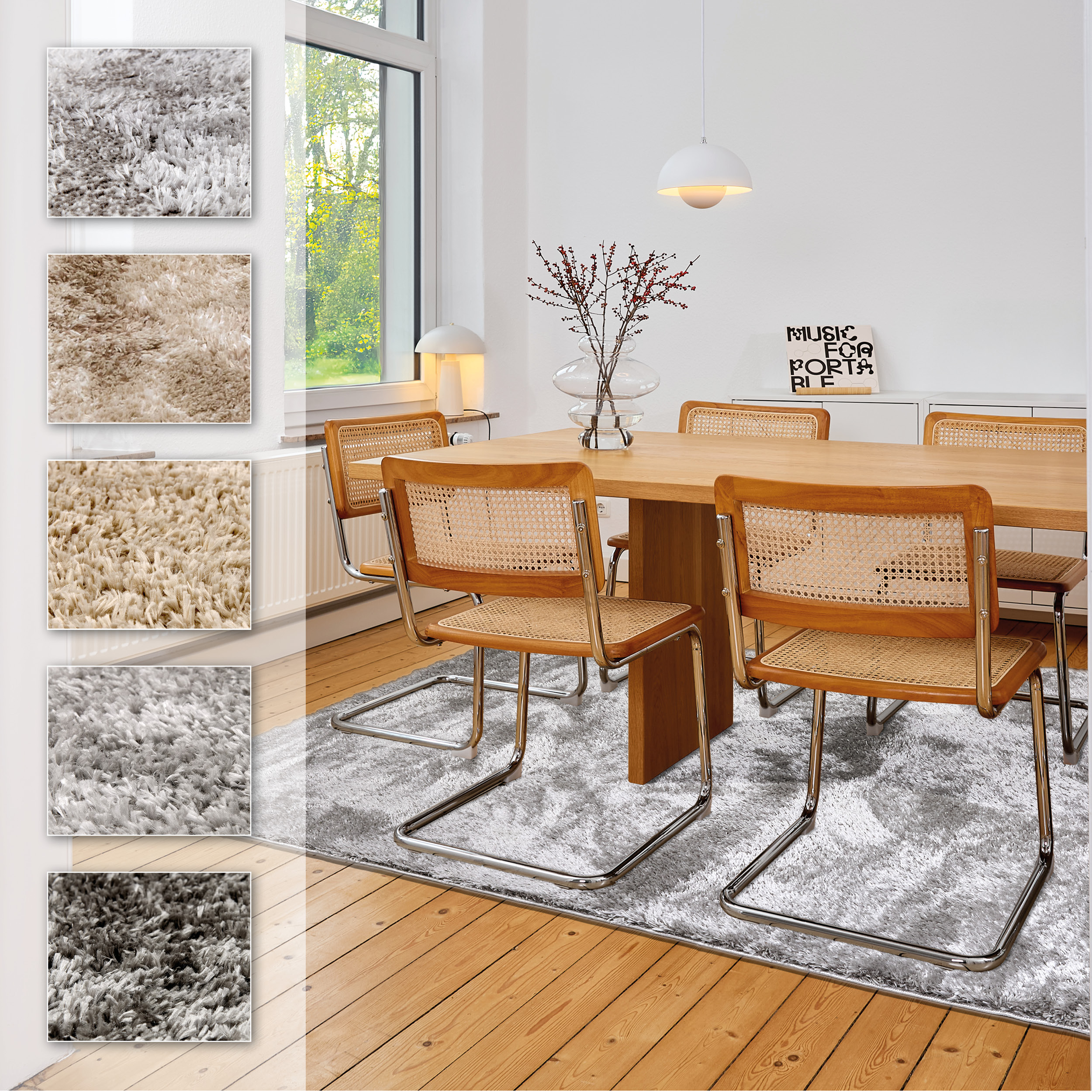 ASTRA Hochflor-Teppich »Paulie 250«, rechteckig, 25 mm Höhe, weicher Langfl günstig online kaufen