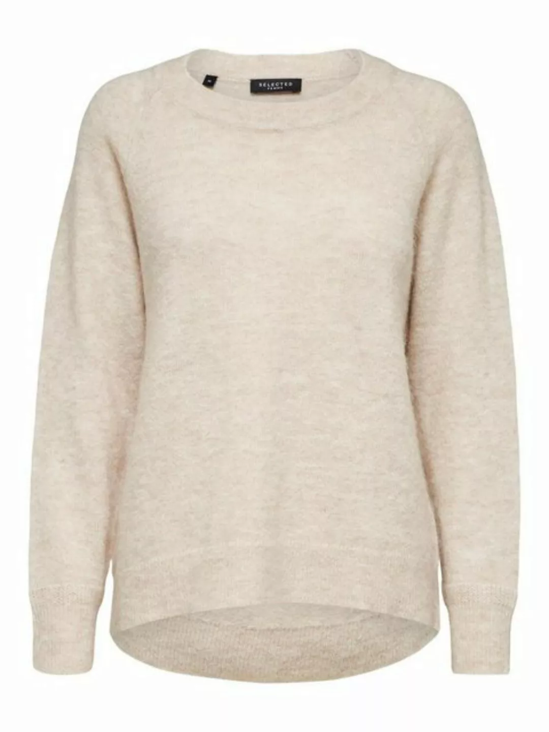Selected Lulu O Hals Sweater 2XL Birch / Detail Melange günstig online kaufen